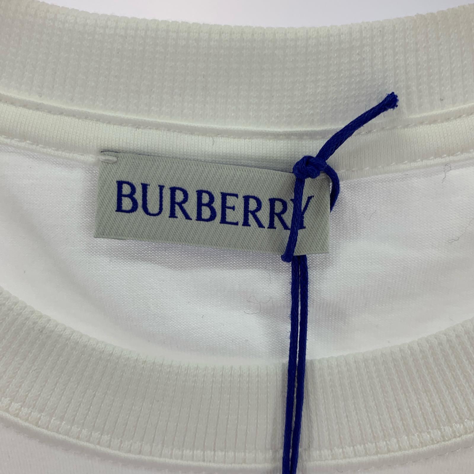 半袖Tシャツ 袖ノバチェックTee M ホワイト