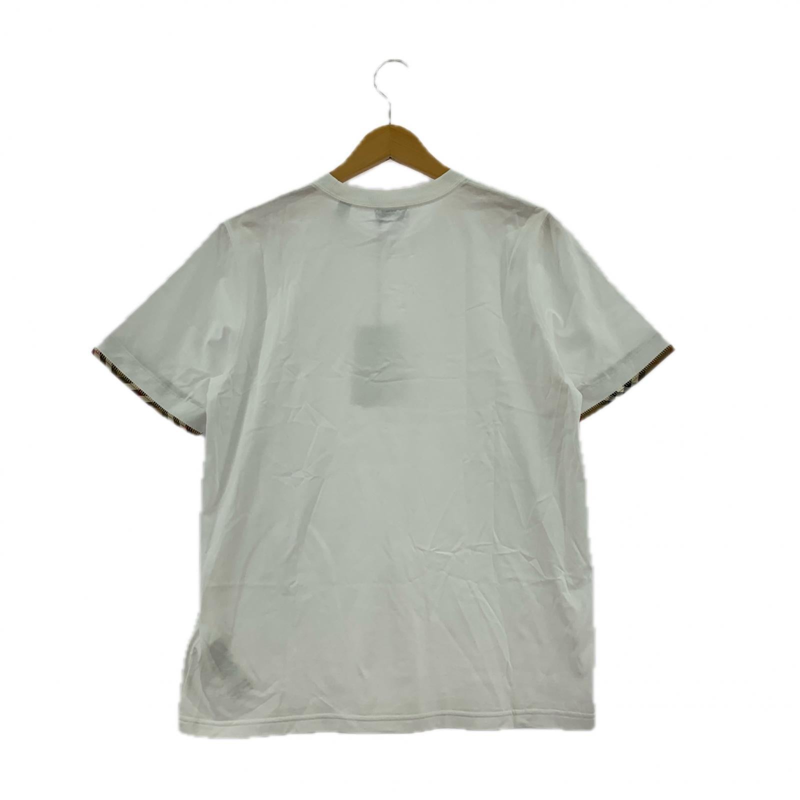 半袖Tシャツ 袖ノバチェックTee M ホワイト
