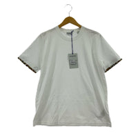 半袖Tシャツ 袖ノバチェックTee M ホワイト
