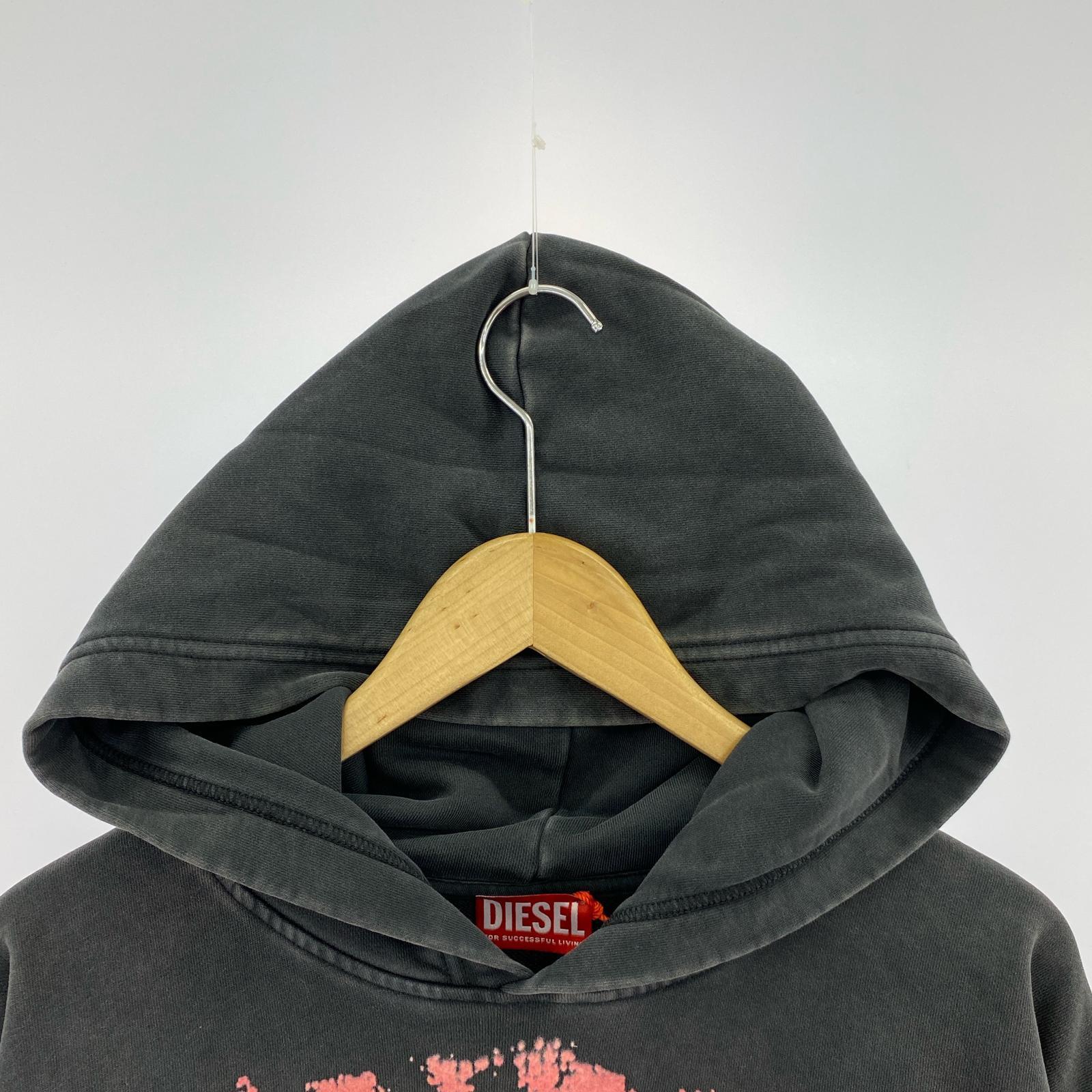パーカー DIESEL S-BOXT-HOOD-R10 POパーカー L グレー