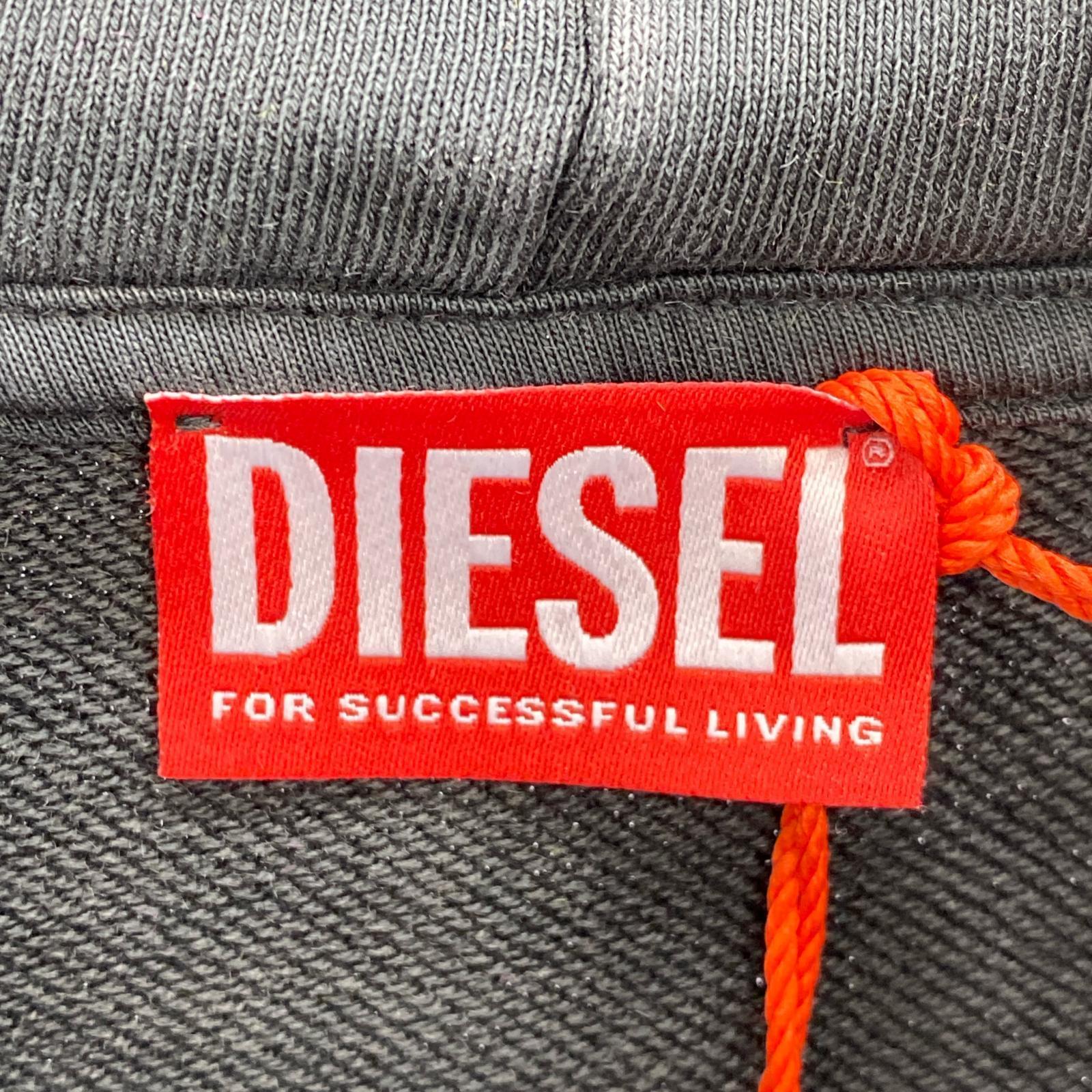 パーカー DIESEL S-BOXT-HOOD-R10 POパーカー L グレー