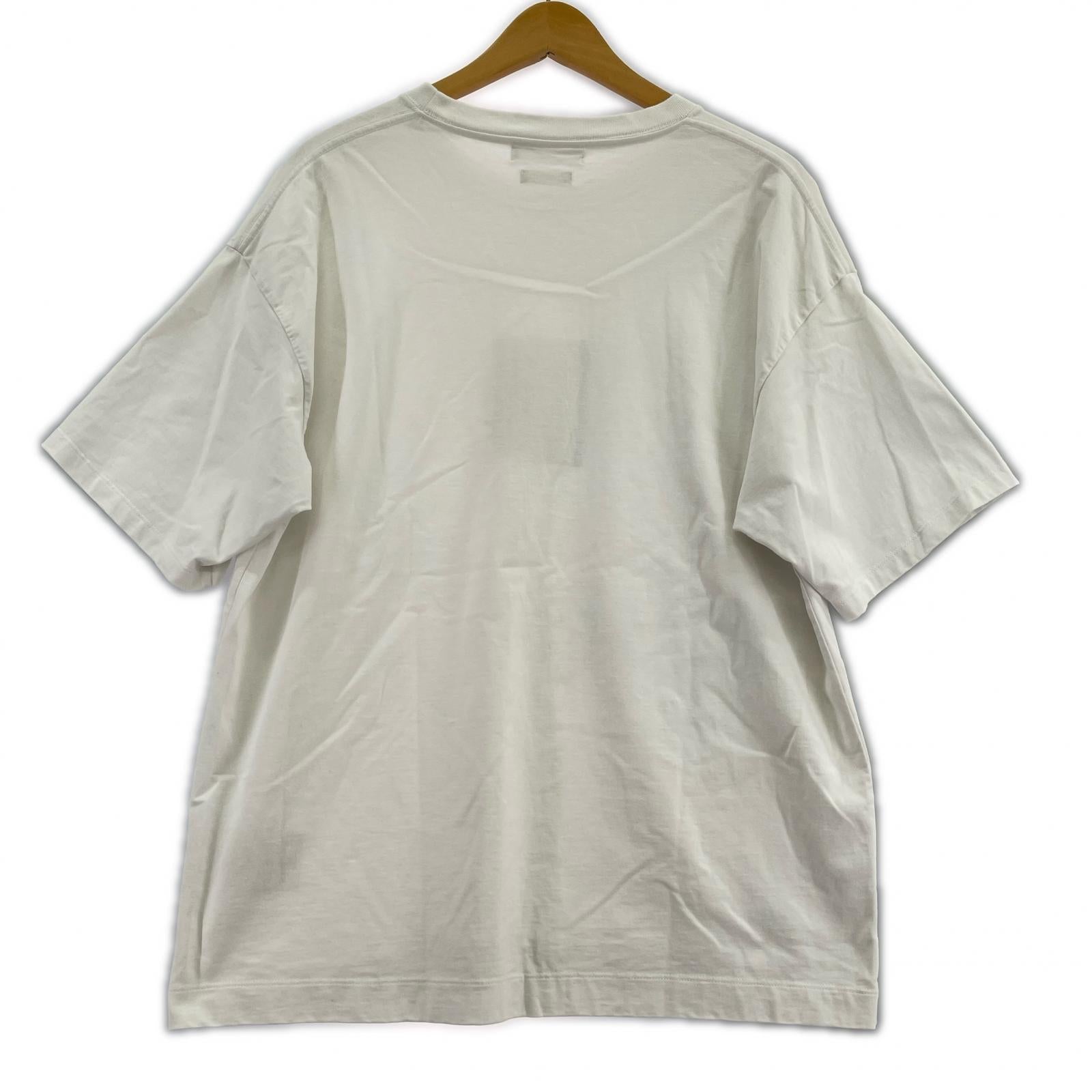 半袖Tシャツ NEWMAN EMBROIDERED T-SHIRT/白 2 ホワイト