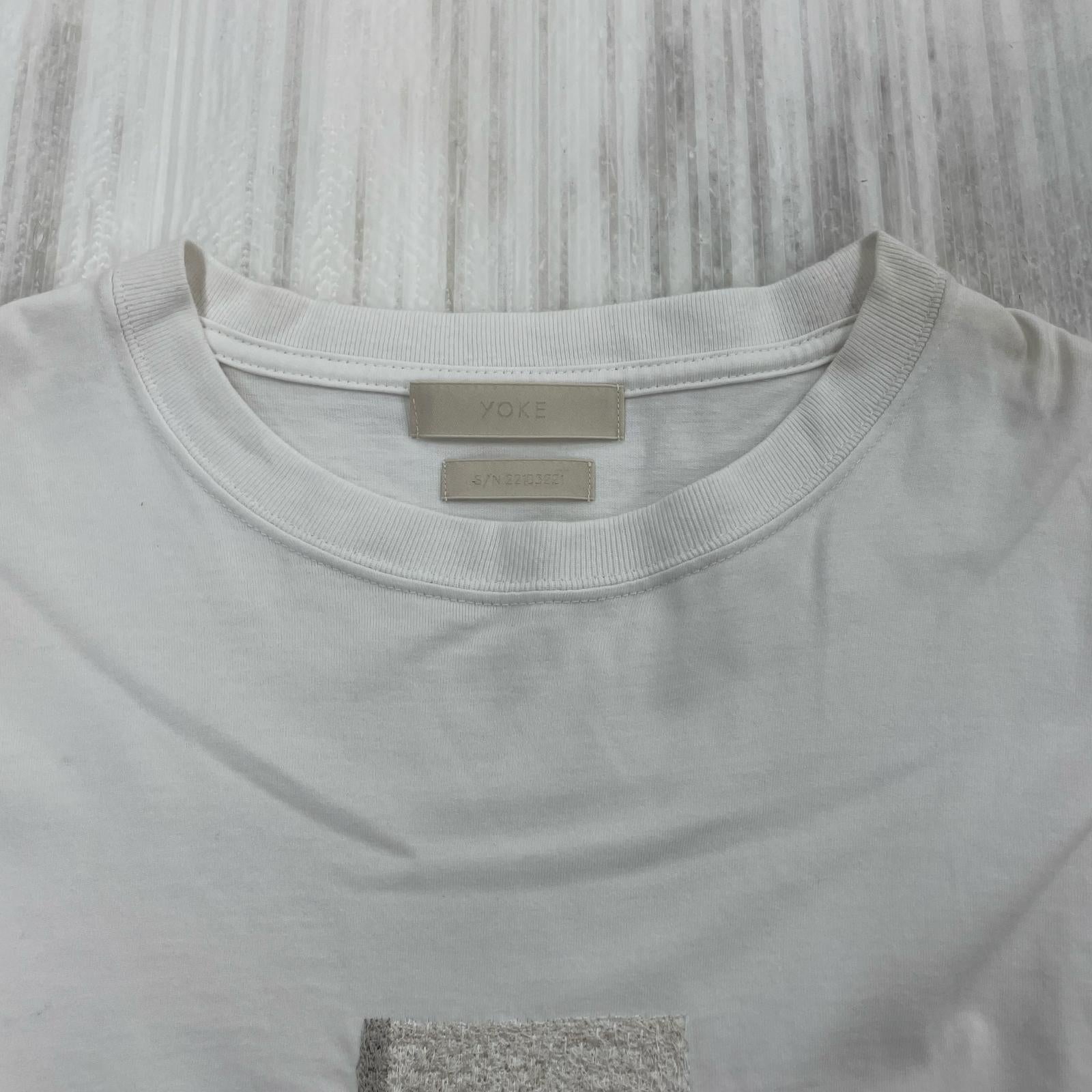 半袖Tシャツ NEWMAN EMBROIDERED T-SHIRT/白 2 ホワイト