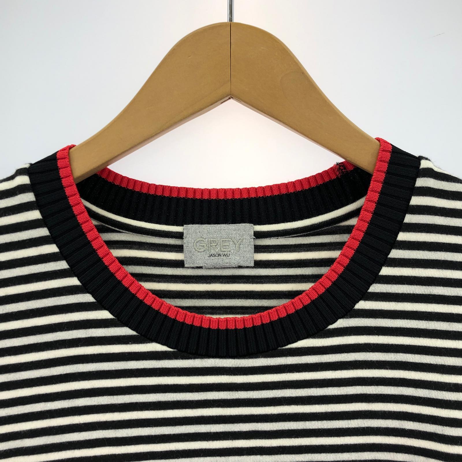 ワンピース GREY JASON WU/ボーダー/BLK M