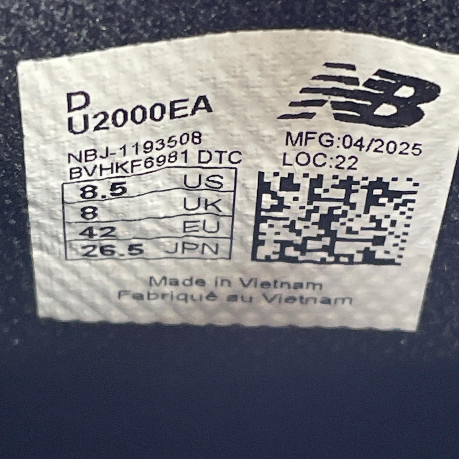 その他靴 NEW BALANCE U2000EA ローカットスニーカー 26.5cm 26.5cm (US8 1/2 UK8 EU43) ブラック