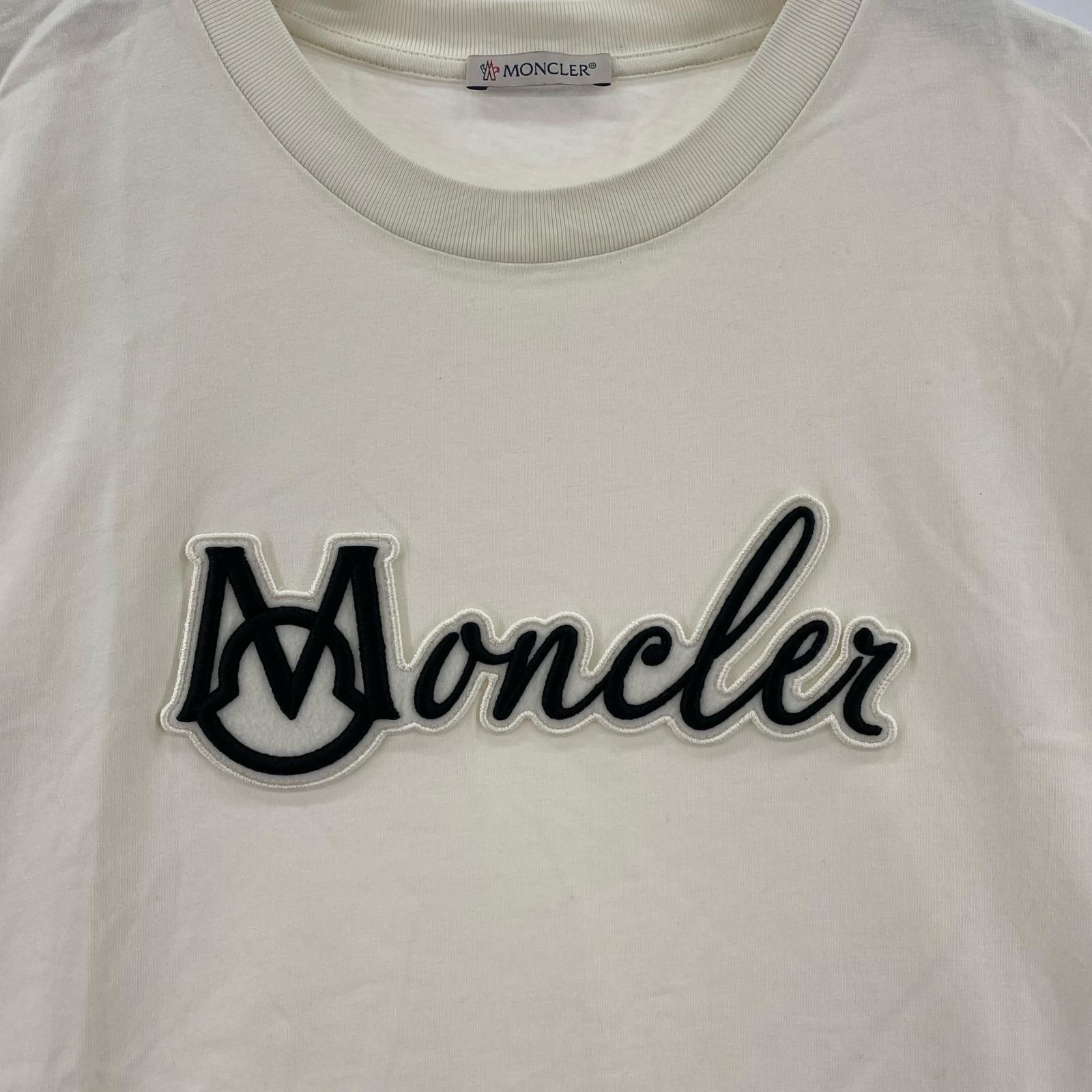その他トップス MONCLER Tシャツ ホワイト L K10918C00011 89AJS L ホワイト