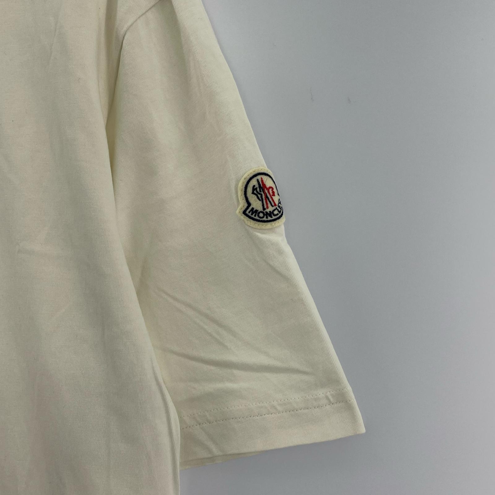 その他トップス MONCLER Tシャツ ホワイト L K10918C00011 89AJS L ホワイト