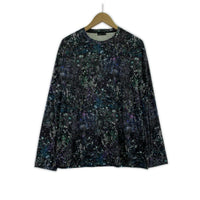 長袖Tシャツ LAD MUSICIAN 21SS ESTER SMOOTH INKJET SMALL FLOWER TEE 2121-708 SAMPLE (44) 44