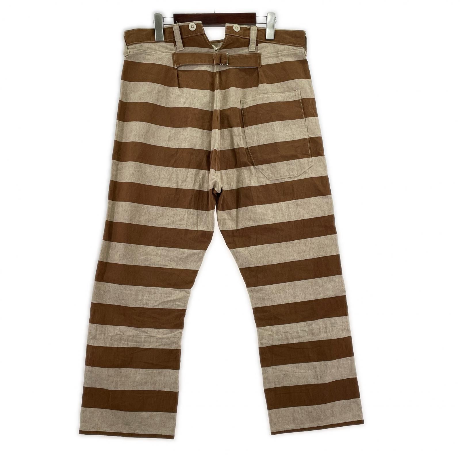パンツ LOT.1230 BROWN PRISONER PANTS W35 34