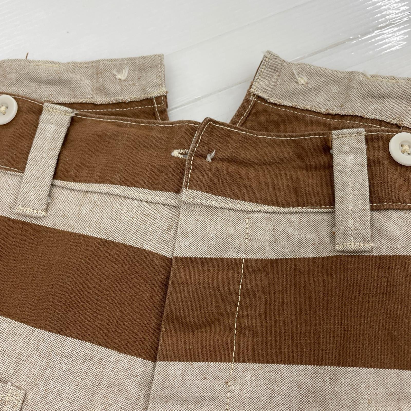 パンツ LOT.1230 BROWN PRISONER PANTS W35 34