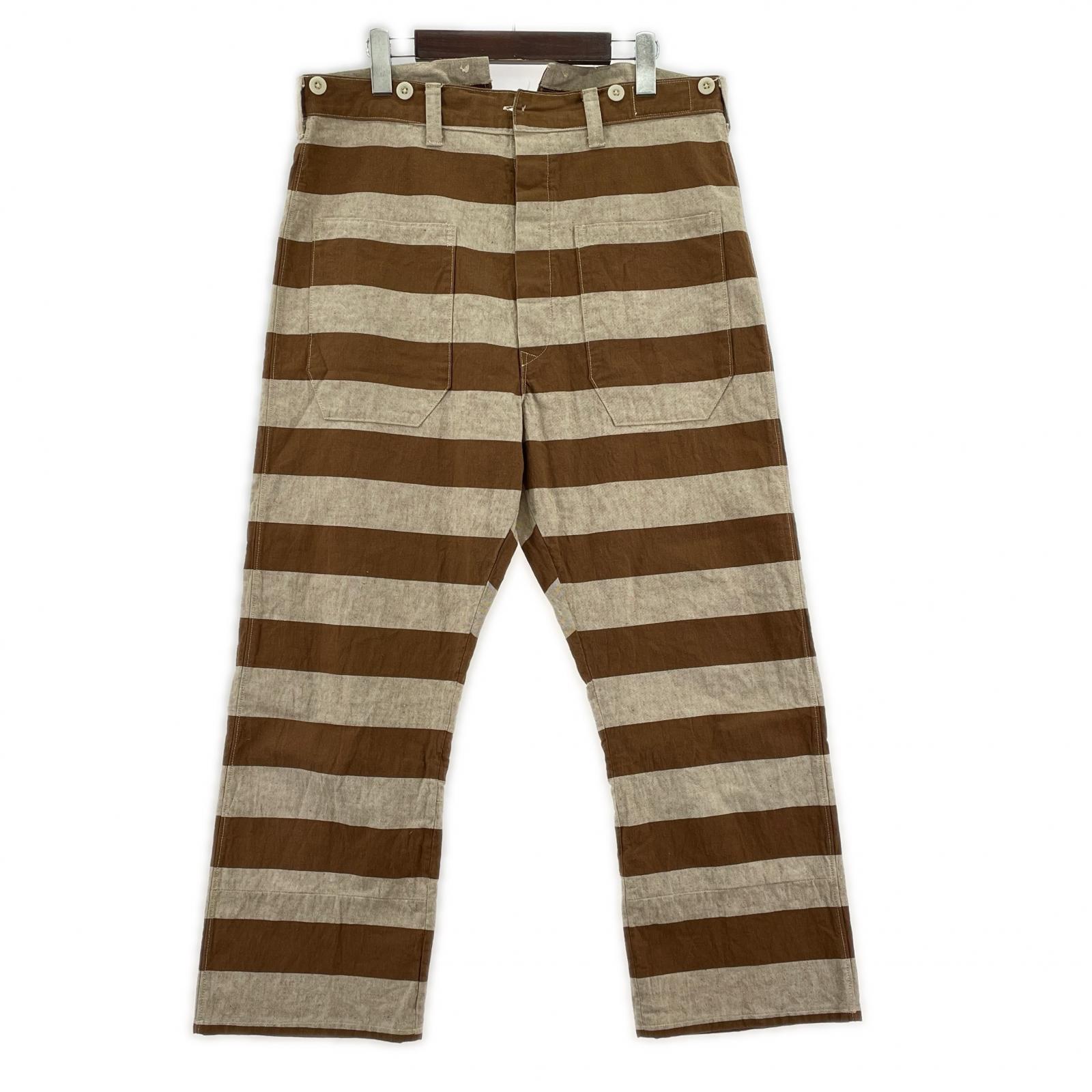 パンツ LOT.1230 BROWN PRISONER PANTS W35 34