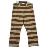 パンツ LOT.1230 BROWN PRISONER PANTS W35 34
