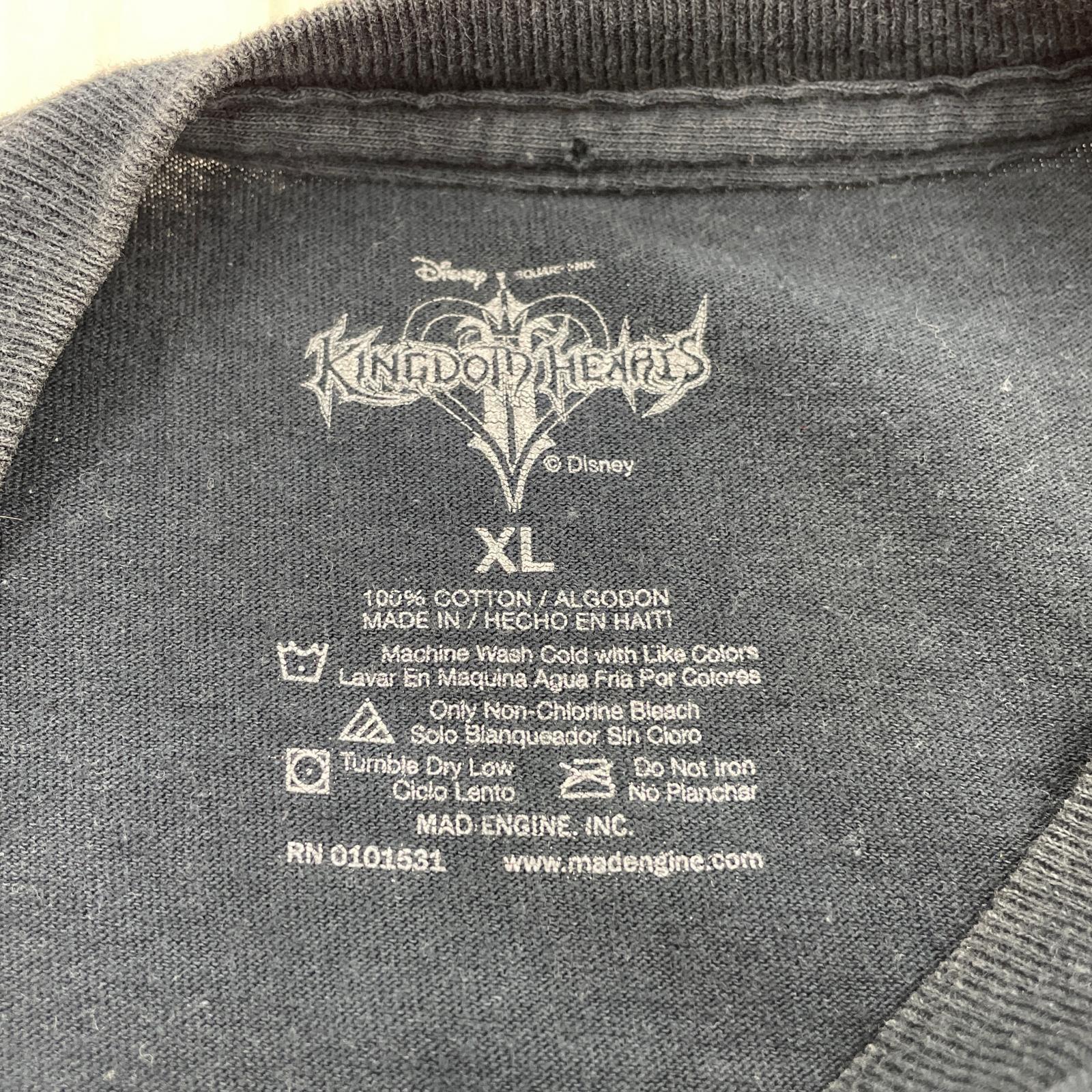 半袖Tシャツ KINGDOM HEARTS 358/2Days Tee BLK XL ブラック
