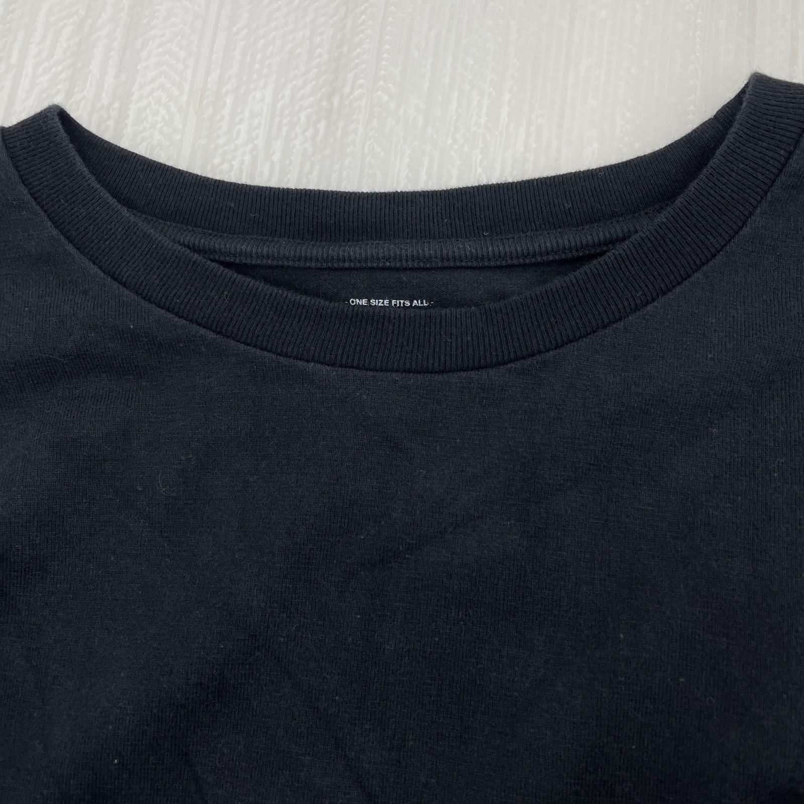 長袖Tシャツ graphpaper L/S Oversized Pocket ロンTee O/S ブラック フリー ブラック