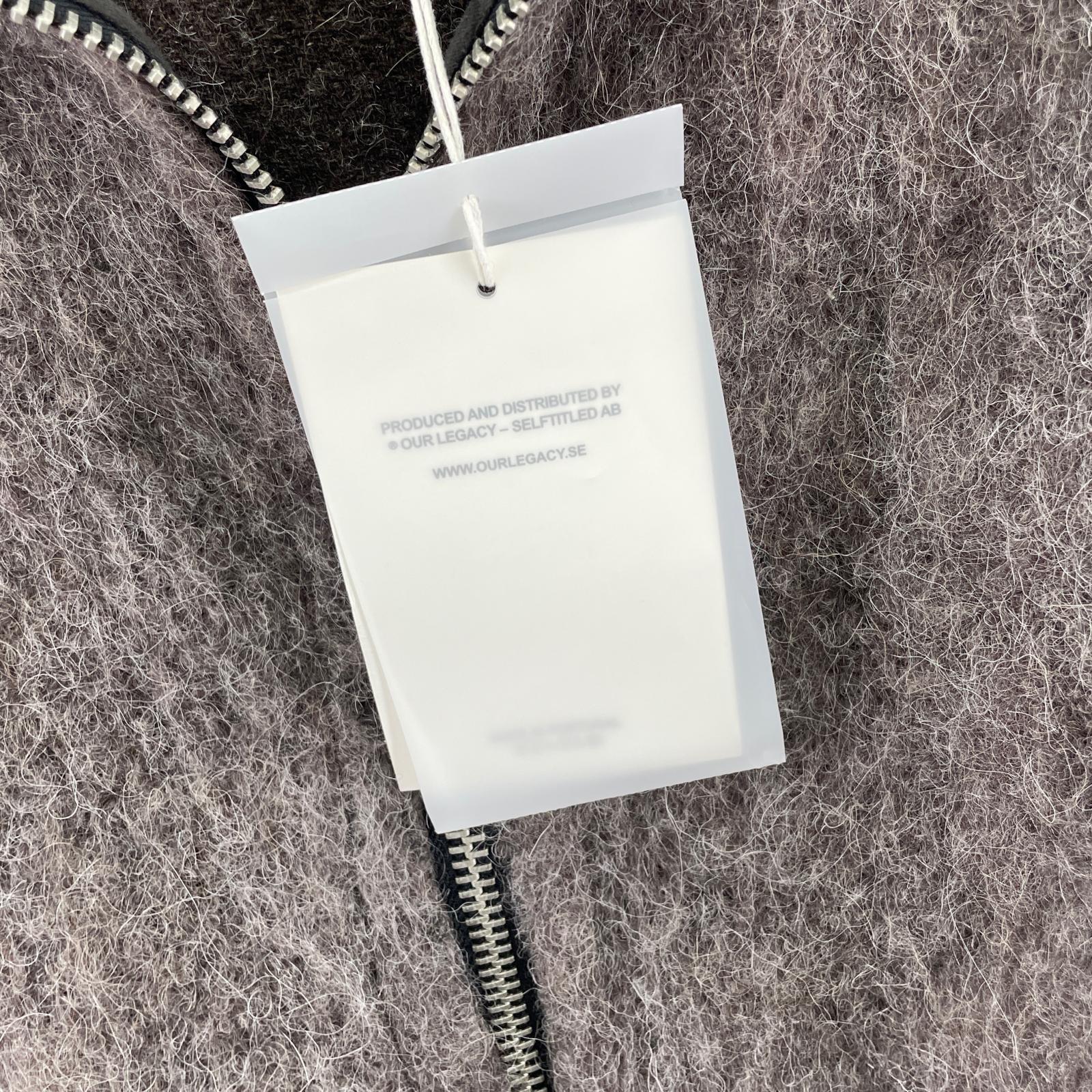 パーカー FULL ZIP HOOD mole grey mohair 44 44 ブラウン