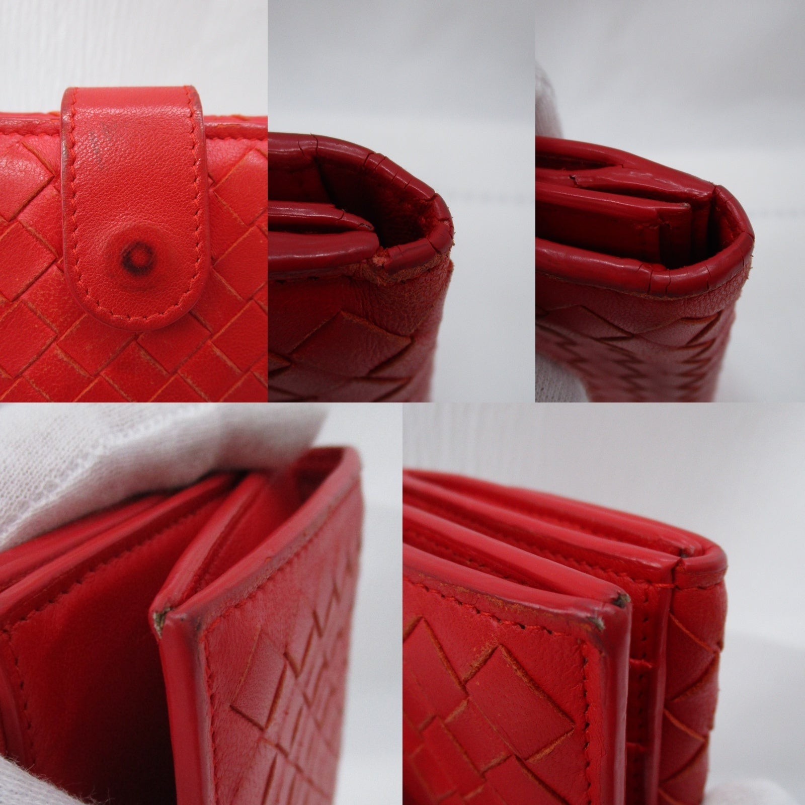 Bottega Veneta 長財布 赤