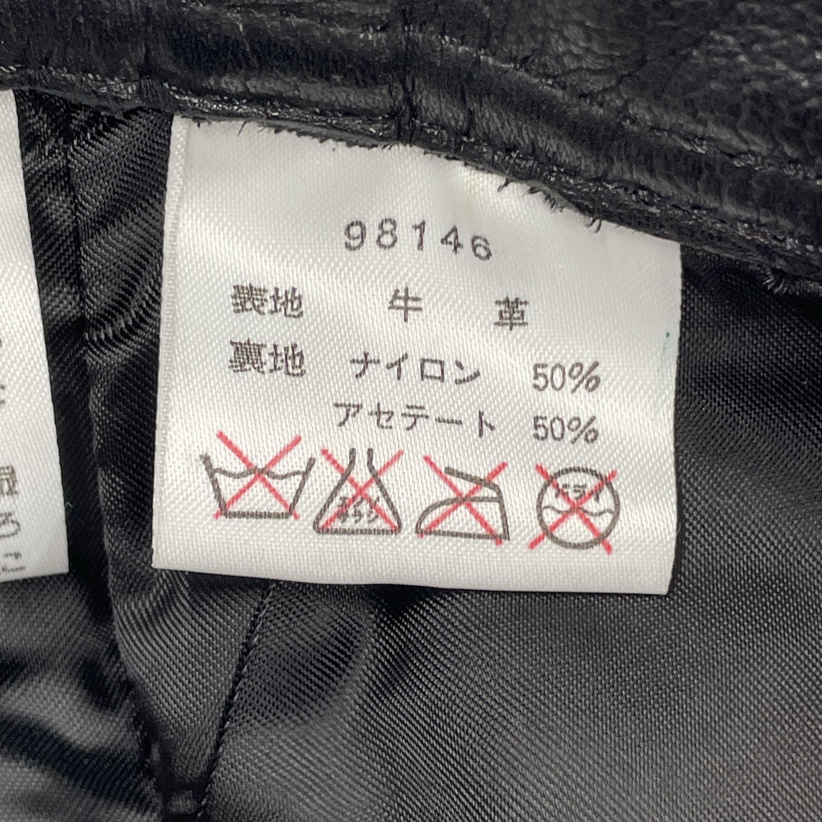 パンツ レザーパンツ 29 ブラック