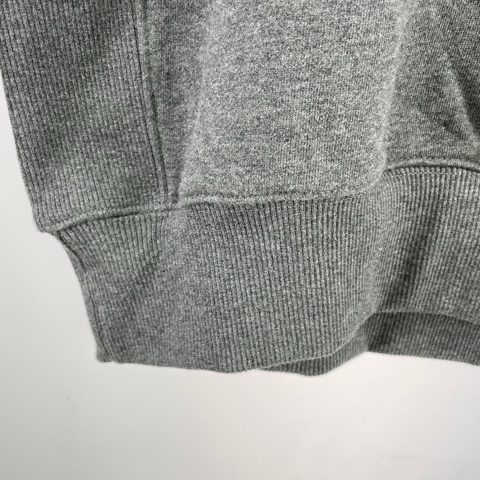 スウェット LQQK STUDIO PINTUCK CREWNECK XL グレー