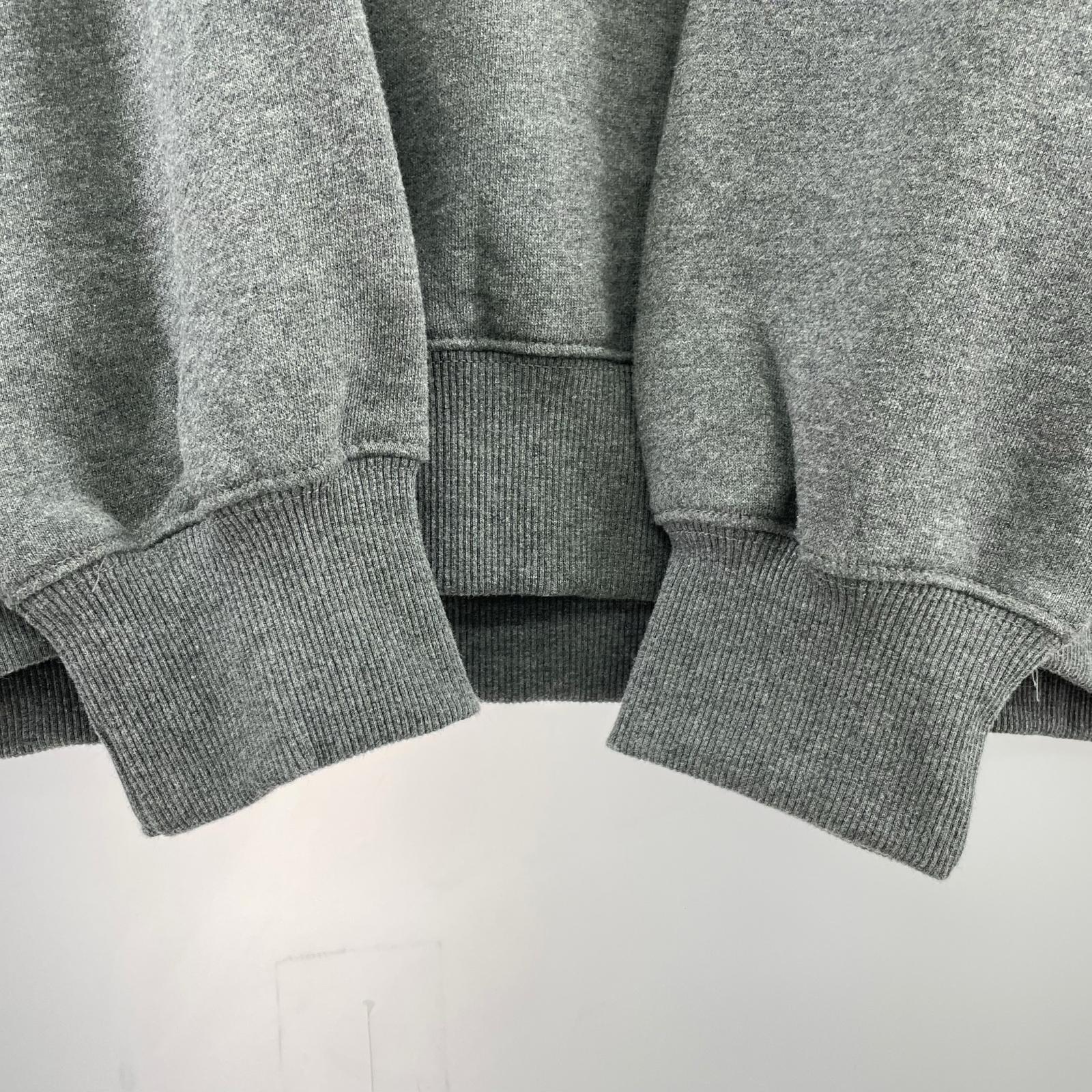 スウェット LQQK STUDIO PINTUCK CREWNECK XL グレー