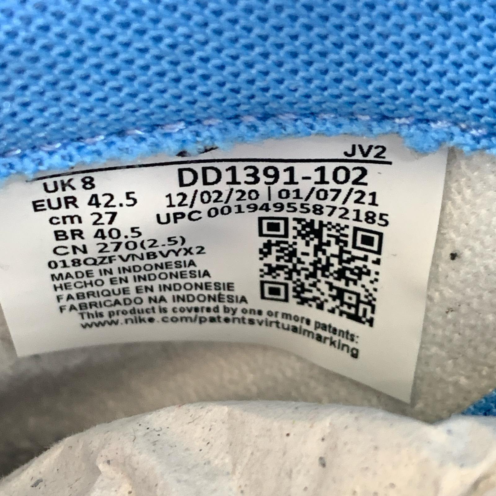 スニーカー dd1391-102/Dunk Low University Blue/水色白 27cm (US9 UK8 1/2 EU44)
