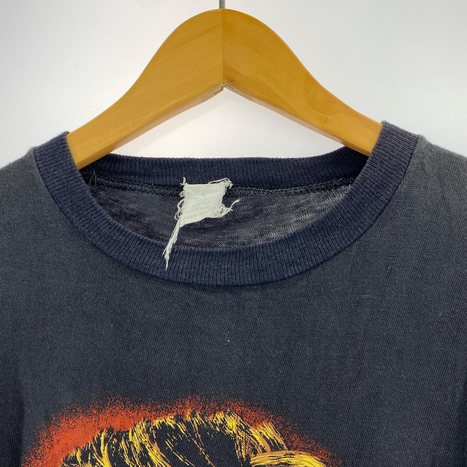 半袖Tシャツ 80s George Michel パキ綿 Tシャツ (L) ブラック L ブラック