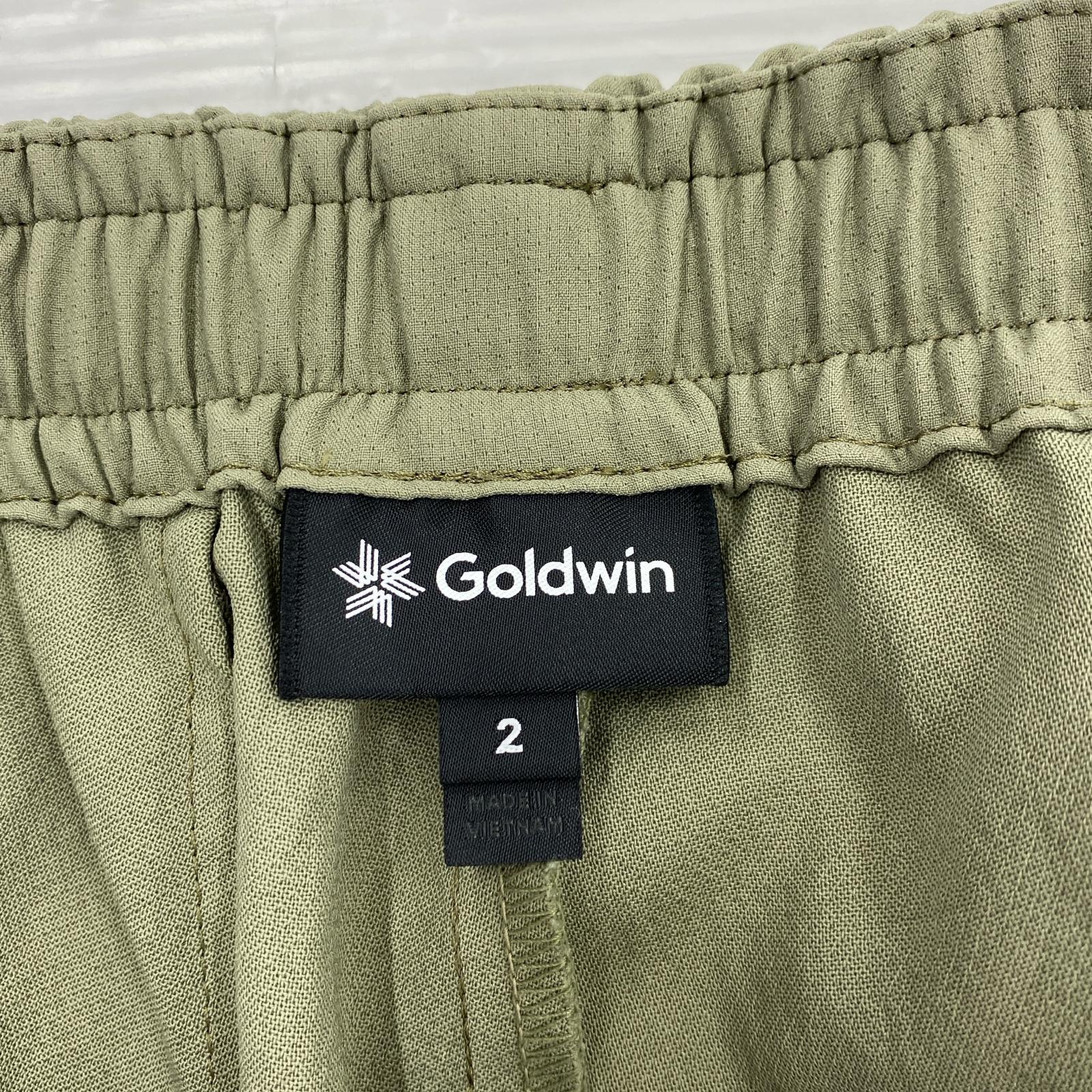 パンツ GOLDWIN 25SS WIDE ANKLE EAZY PANTS イージーパンツ 2 オリーブ 2