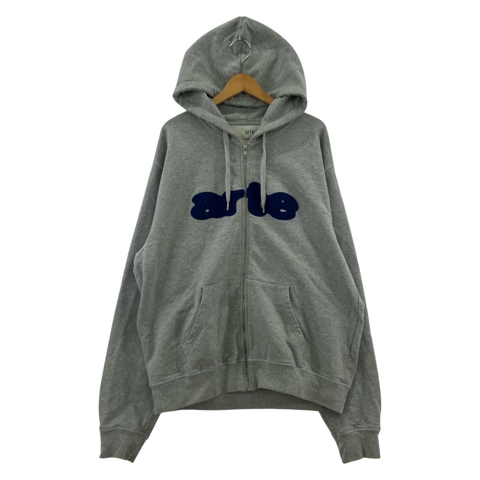 パーカー Arte Antwerp ジップフーディ グレー