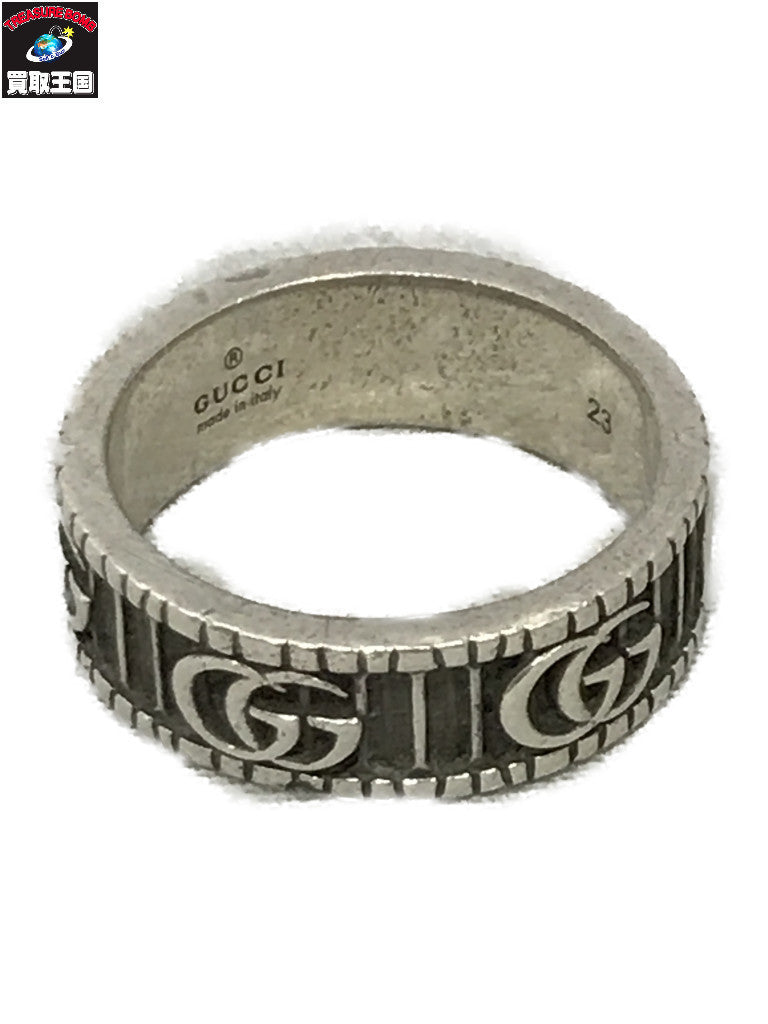 GUCCI ダブルGワイドリング 20号