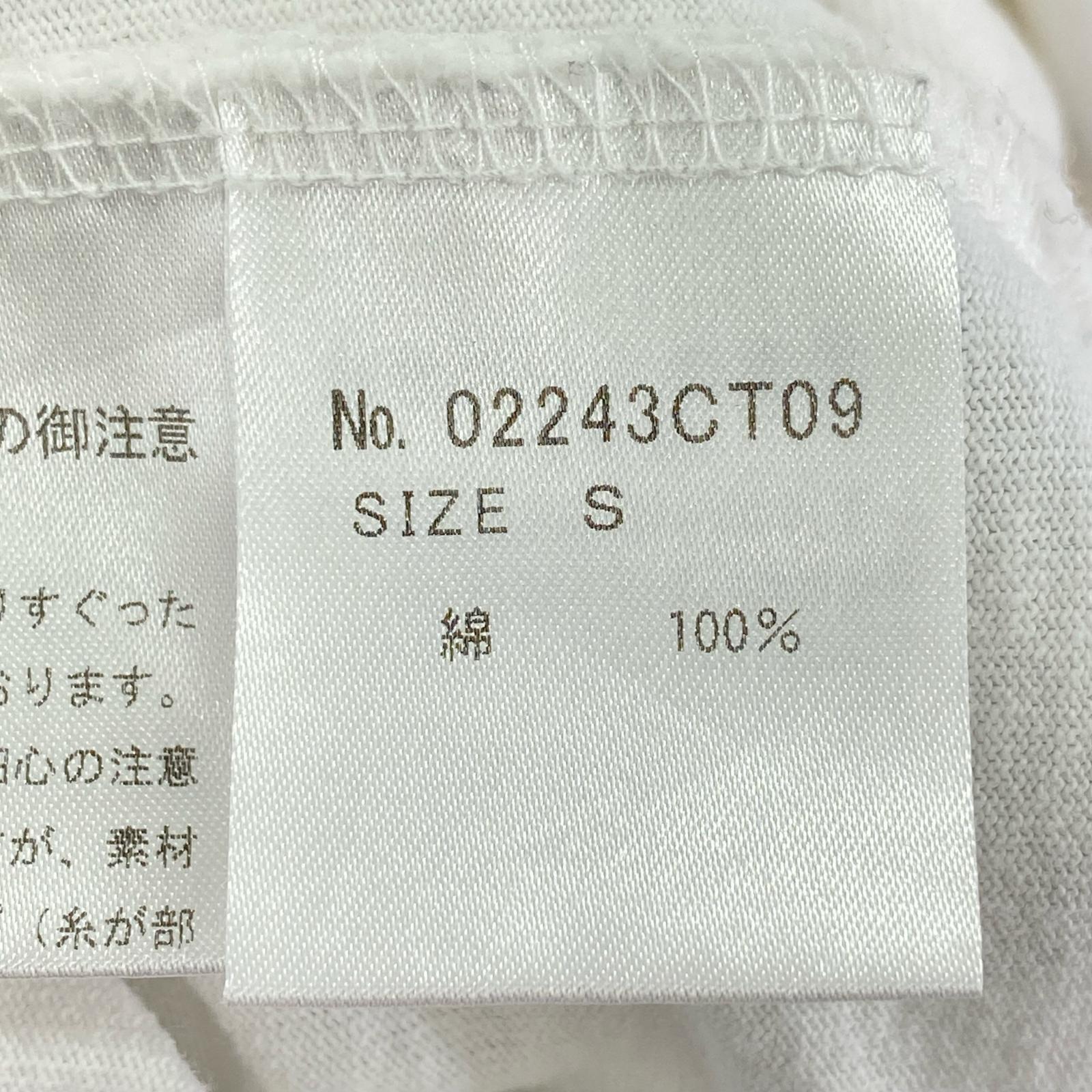 半袖Tシャツ パッチS/Sカットソー 白 S ホワイト