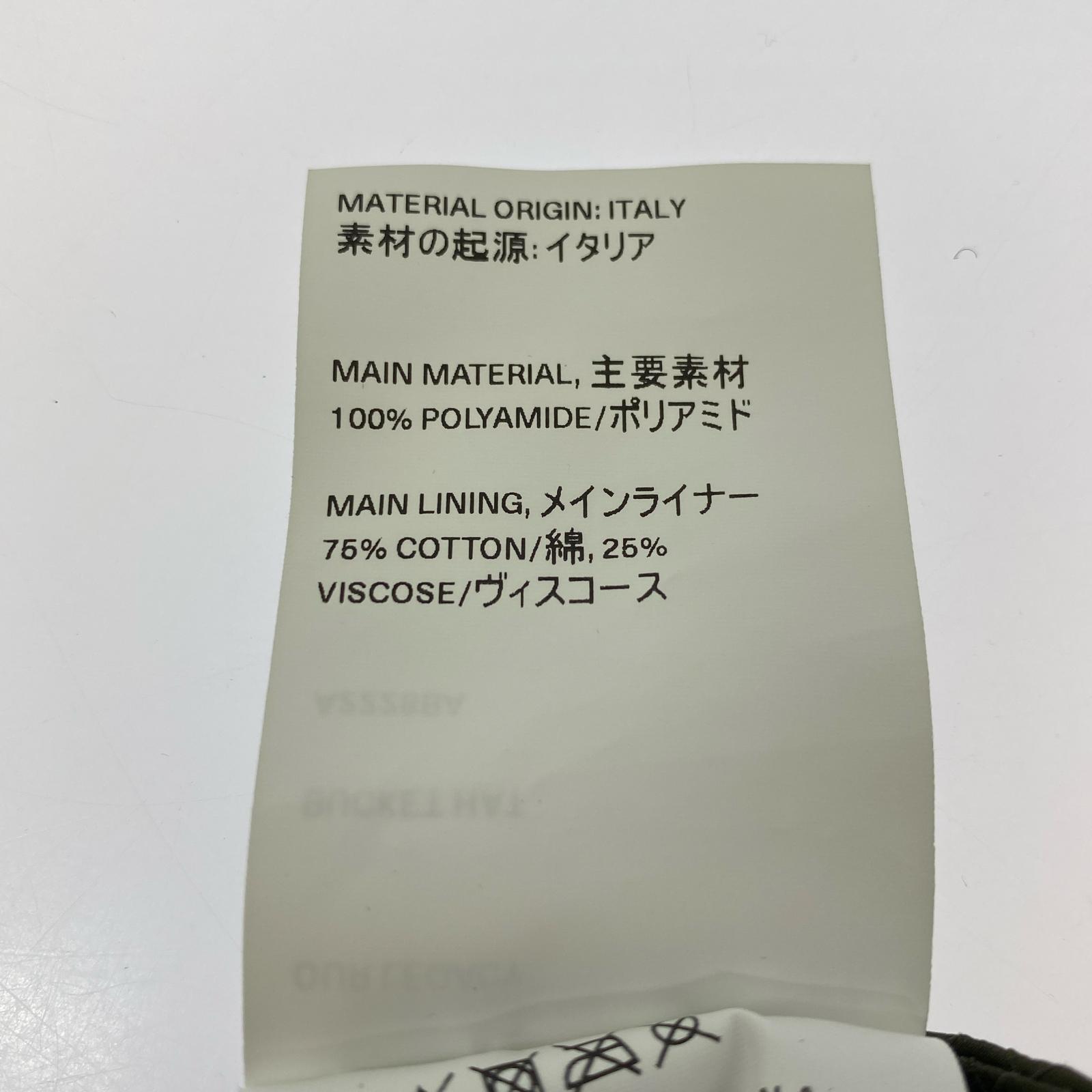 ハット 22SS BUCKET HAT カーキ