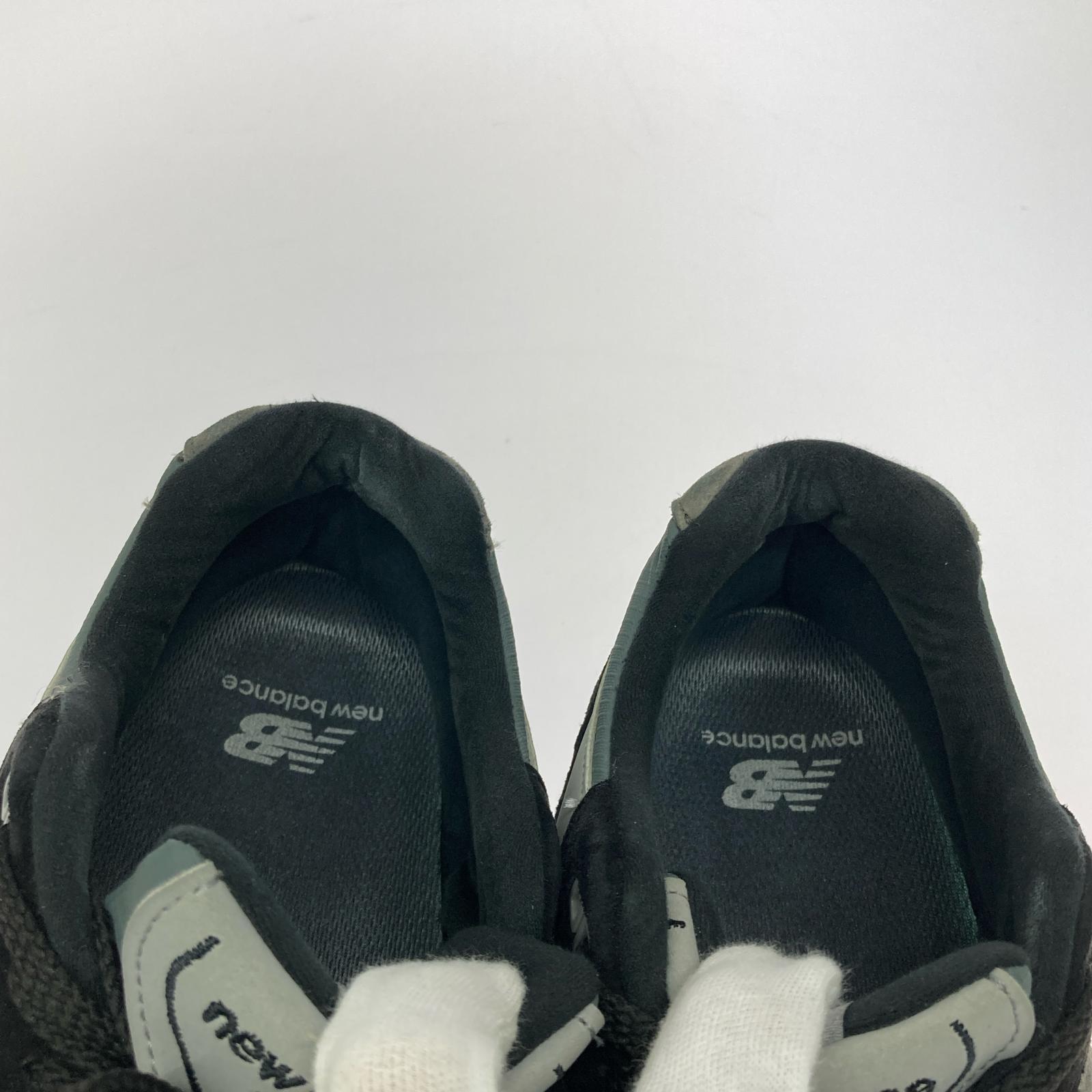 スニーカー NEW BALANCE UK製 M991WTR ローカットスニーカー ブラック/グレー UK8 1/2 ブラック