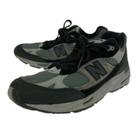 スニーカー NEW BALANCE UK製 M991WTR ローカットスニーカー ブラック/グレー UK8 1/2 ブラック
