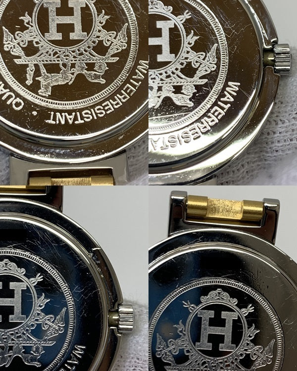 エルメス/クリッパー/SS×GP/仕上げ・電池交換 ボーイズQZ 腕時計
