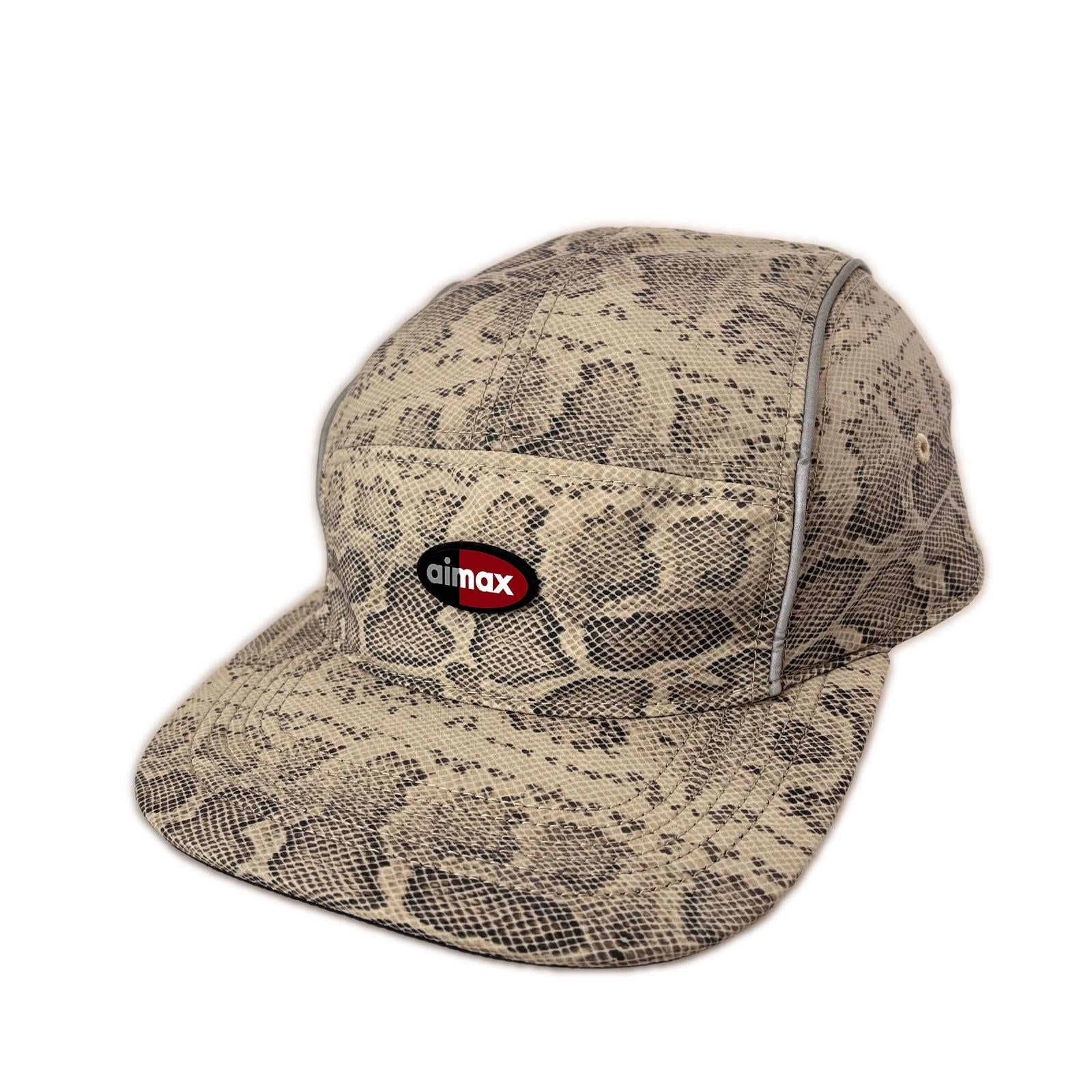 キャップ ×SUPREME スネーク柄 ベージュ