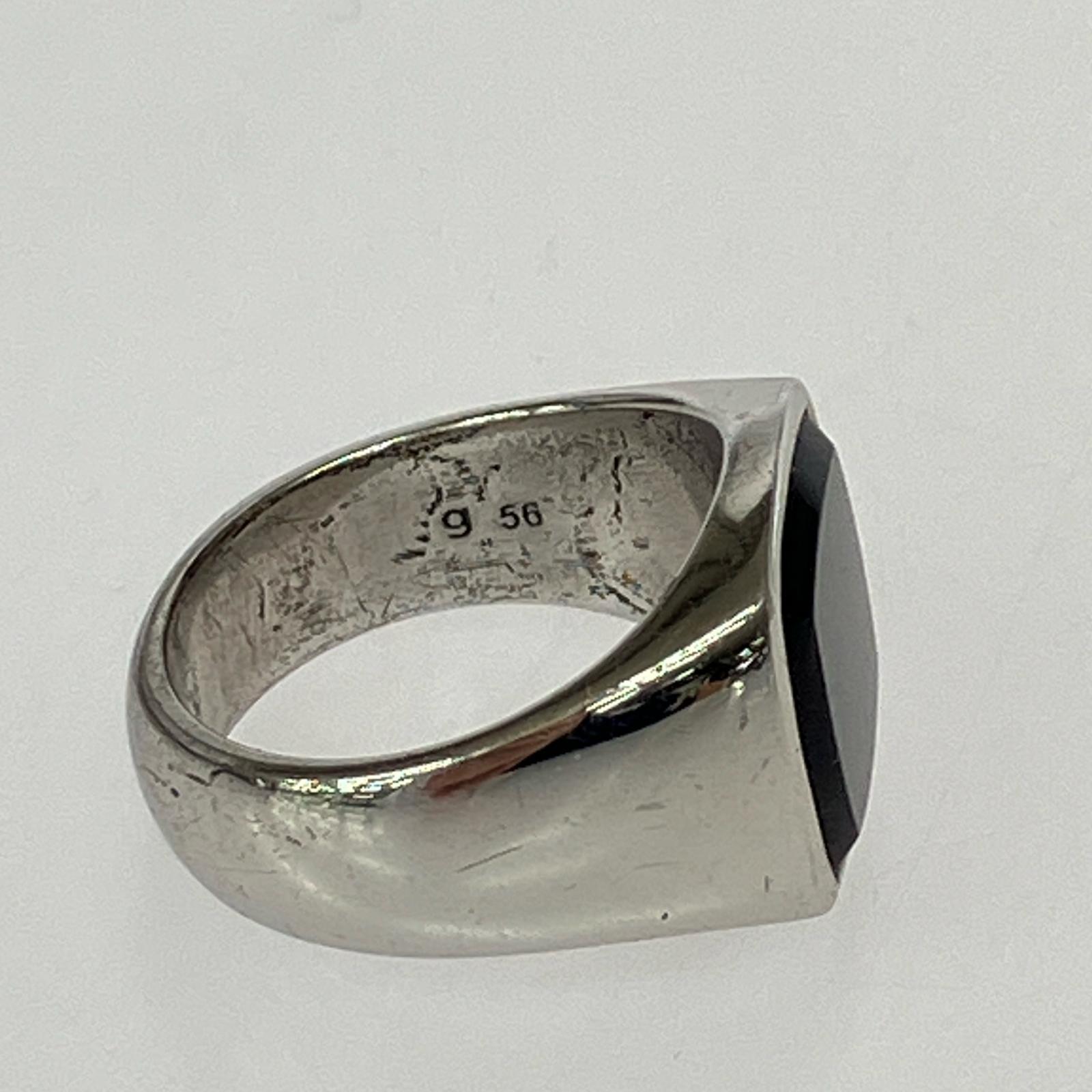 リング・指輪 Shelby Polished Black Onyx