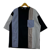 半袖Tシャツ HO-T010 綿天竺×多素材MIX (S) S マルチカラー