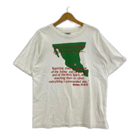 半袖Tシャツ シングルステッチ/ホワイト L ホワイト