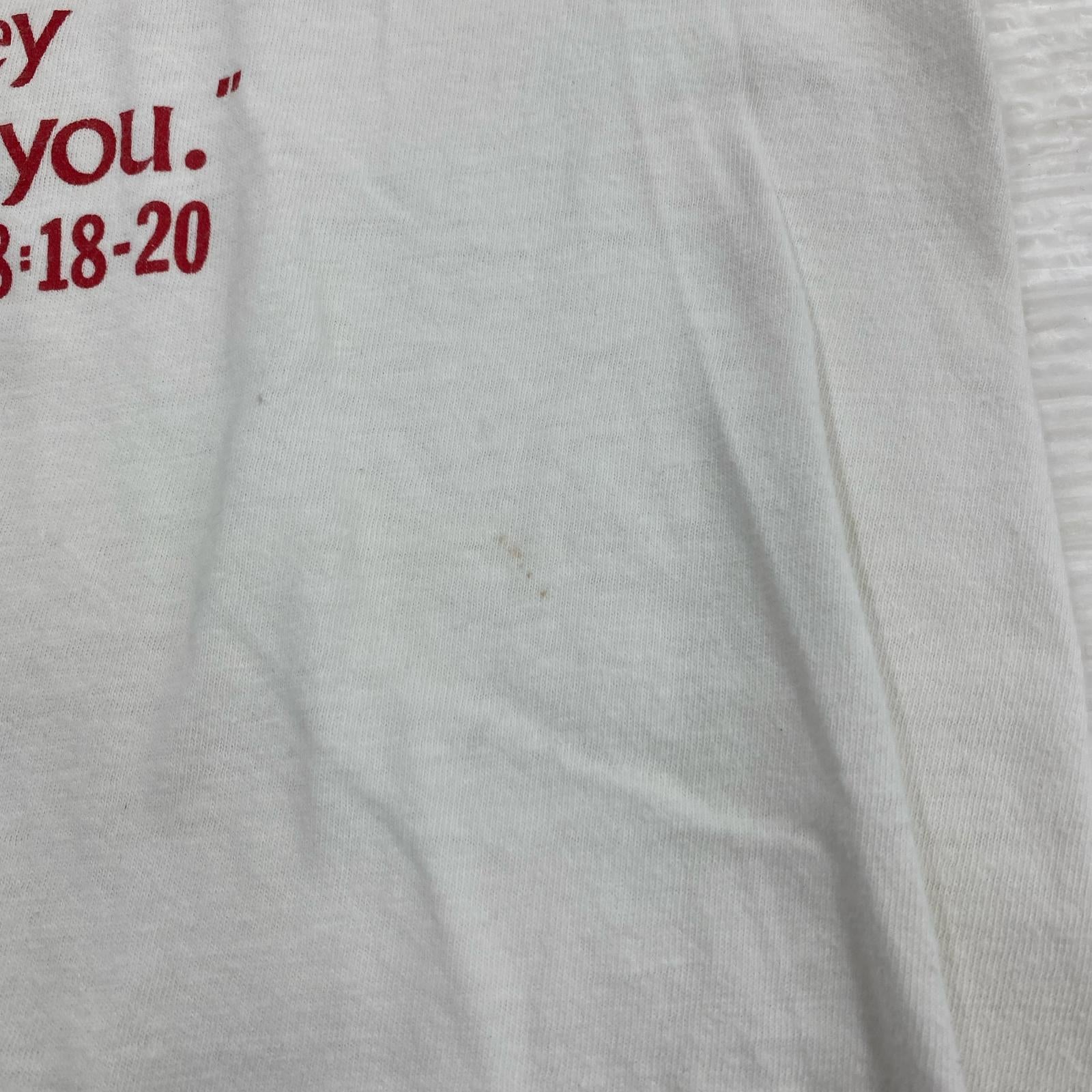 半袖Tシャツ シングルステッチ/ホワイト L ホワイト