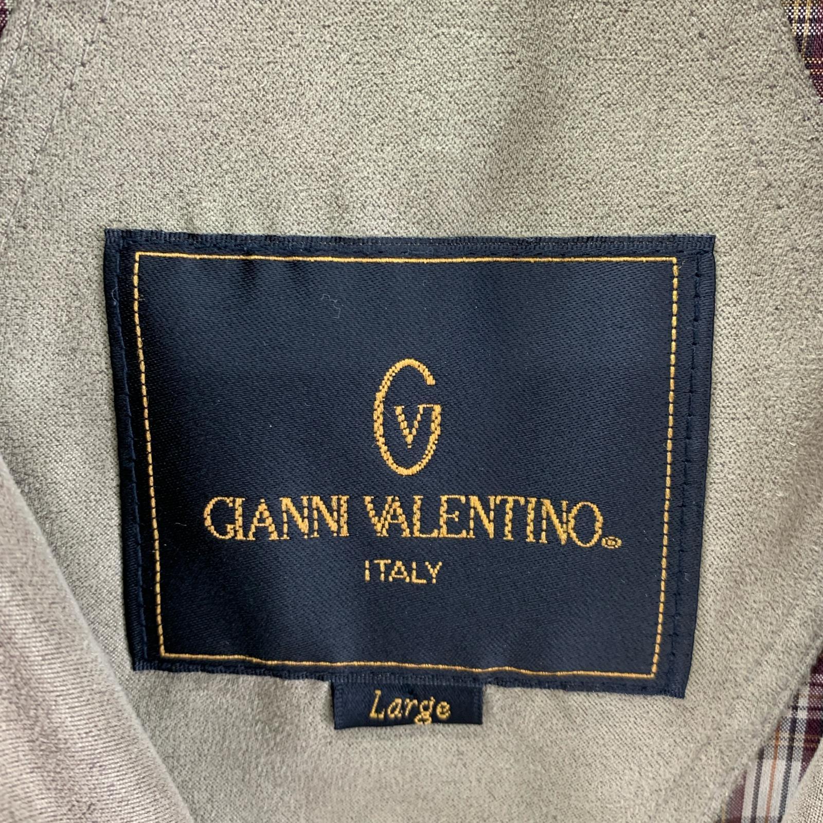 長袖シャツ GIANNI VALENTINO/カーキ L ベージュ
