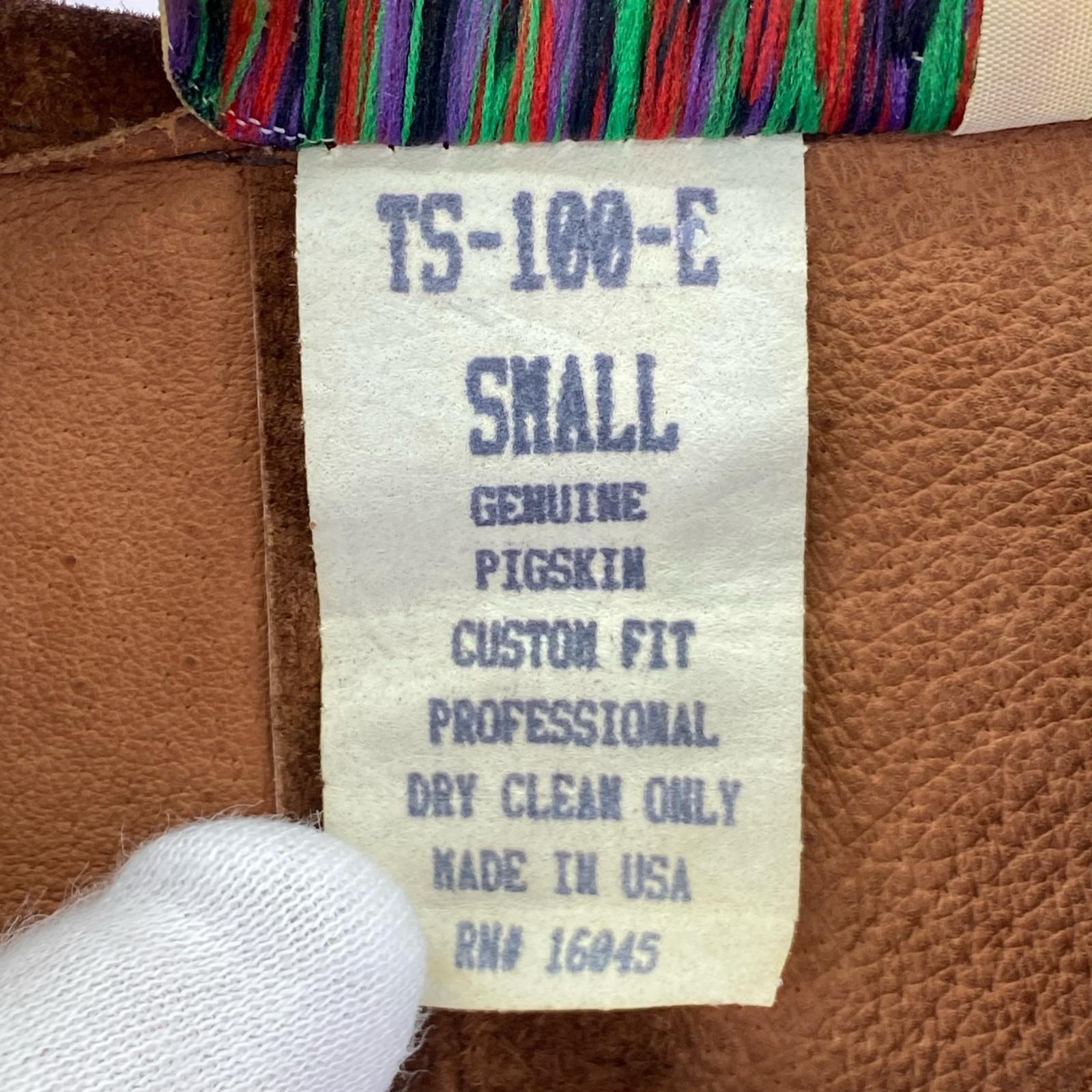 半袖Tシャツ 70s USA製 スエード レースアップシャツ ブラウン