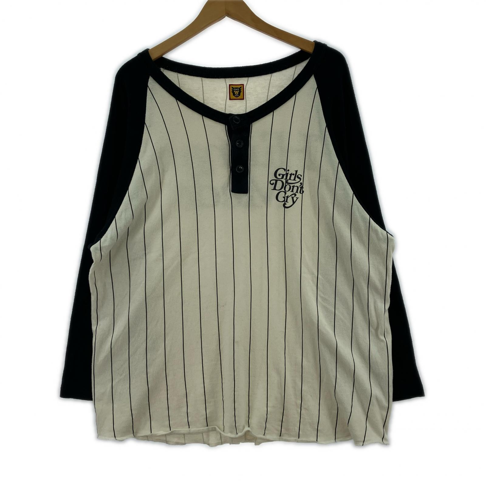 長袖Tシャツ ×Girls Don't Cry 24SS L/Sベースボールシャツ L L