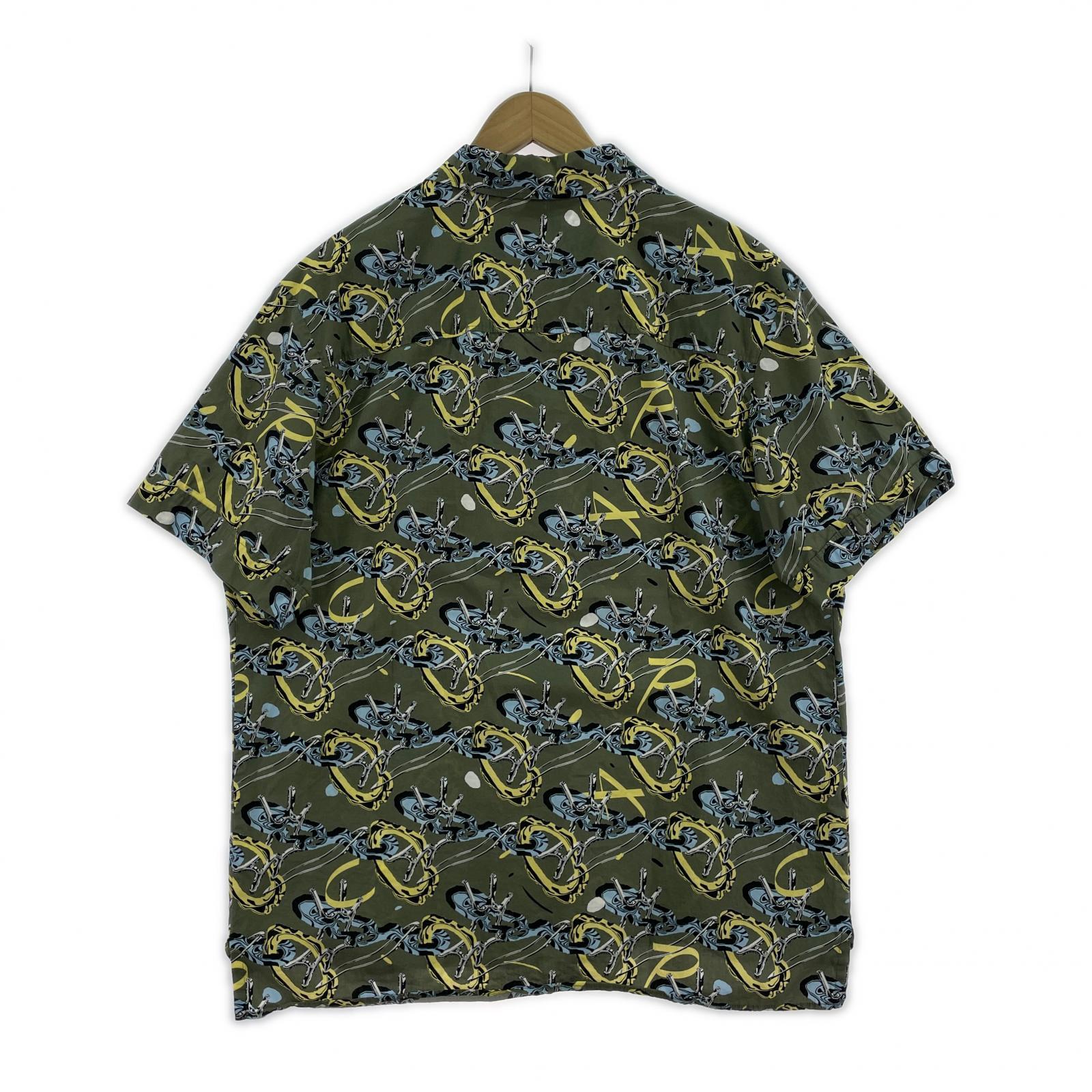 半袖シャツ Ross グラフィックシャツ 緑 (L) L グリーン