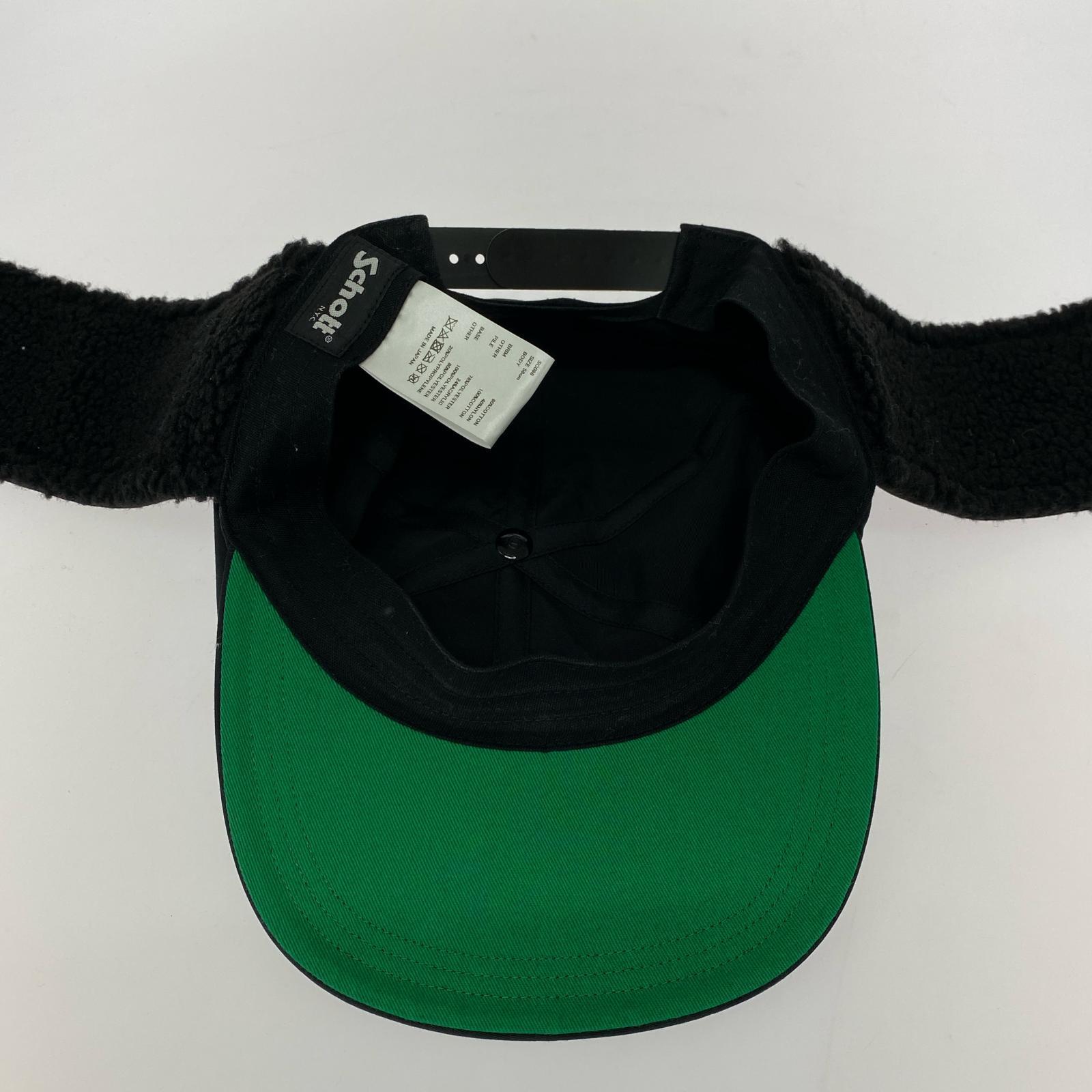 キャップ EARFLAP CASQUETTE 黒 ブラック