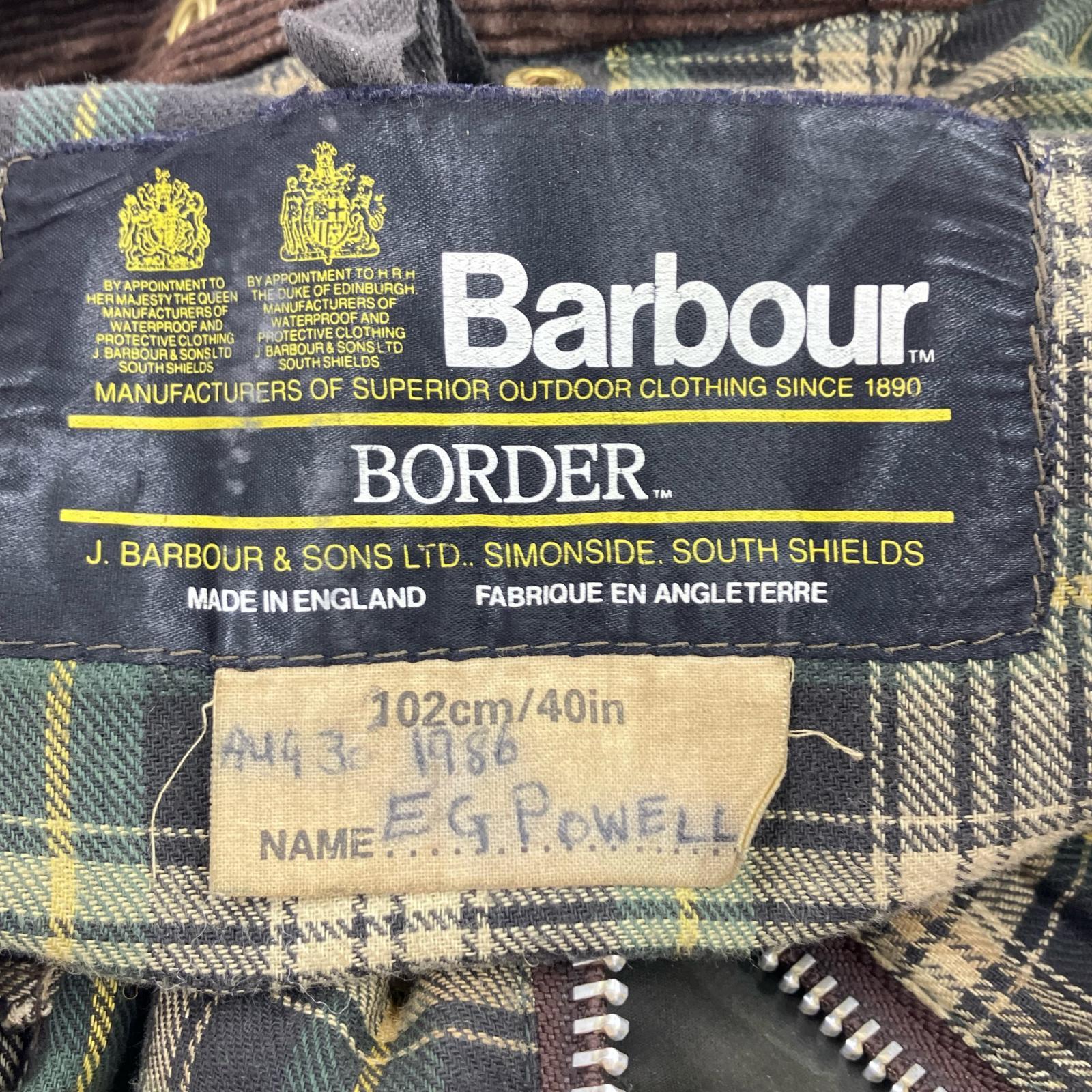 ジャケット 2ワラント BORDER オリーブ