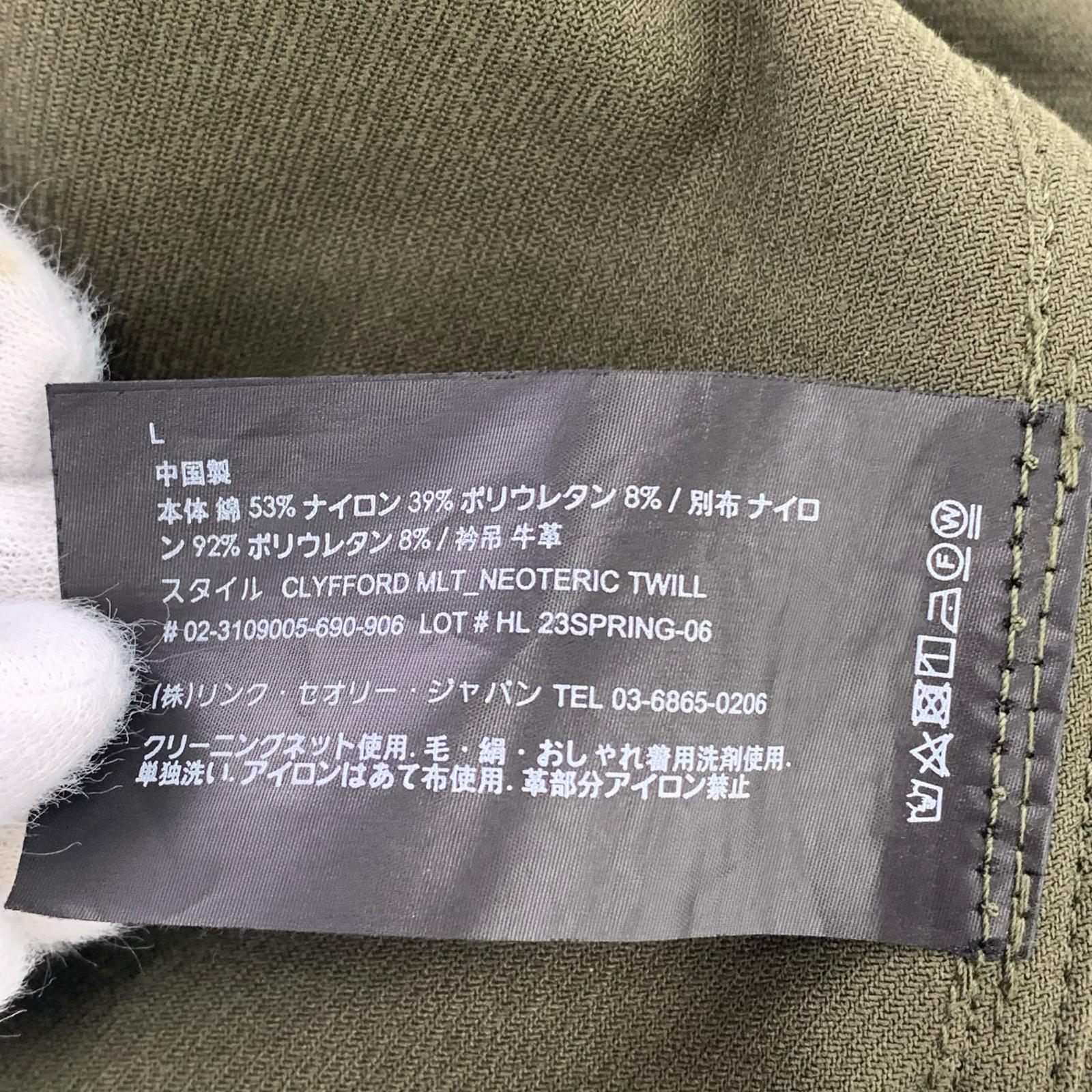 ジャケット 23SS Neoteric Twill Clyfford シャツジャケット L L カーキ