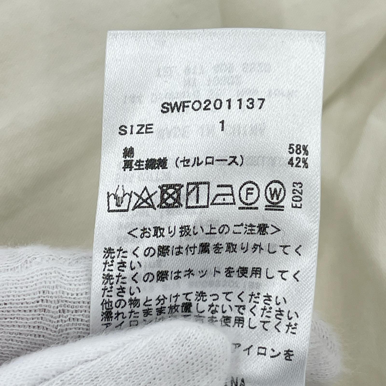 ワンピース シャツディテールワンピース ベージュ 1 ホワイト