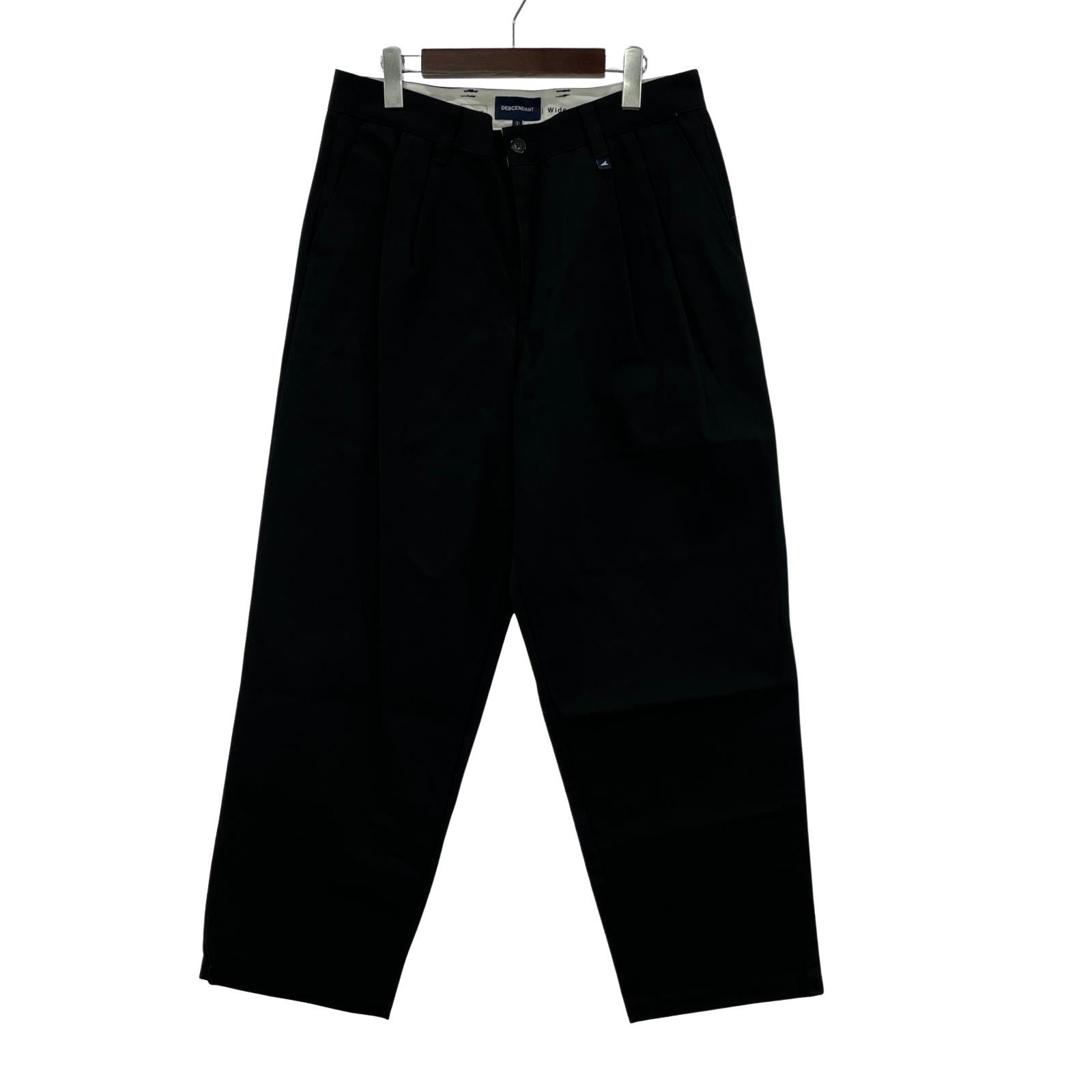 パンツ 25SS DC-3 オーガニックコットンツイル トラウザーズ 黒 (2) ブラック
