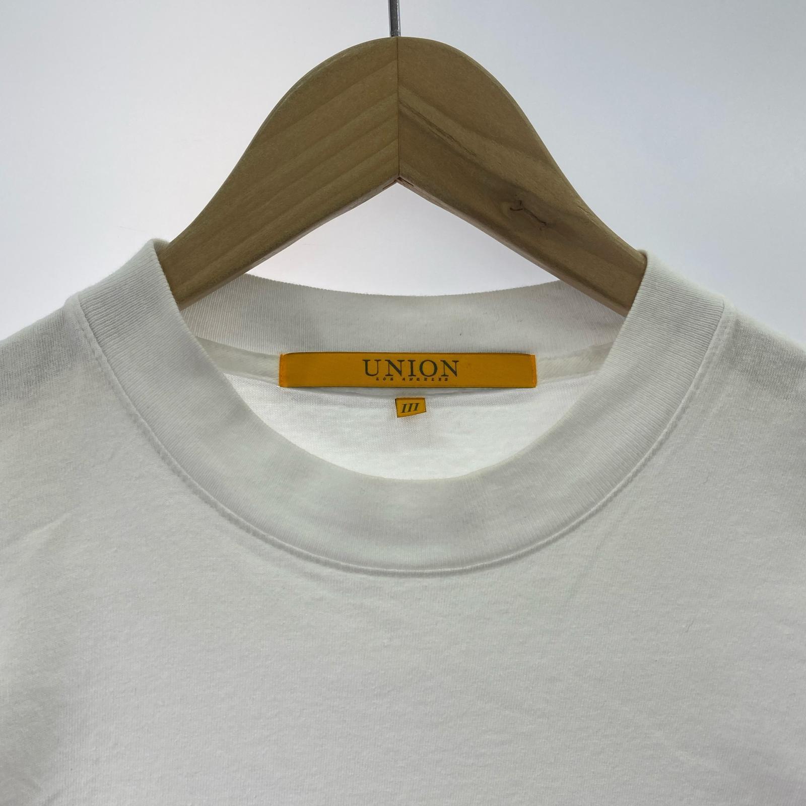 半袖Tシャツ UNION S/S TEE WHITE 3 3 ホワイト