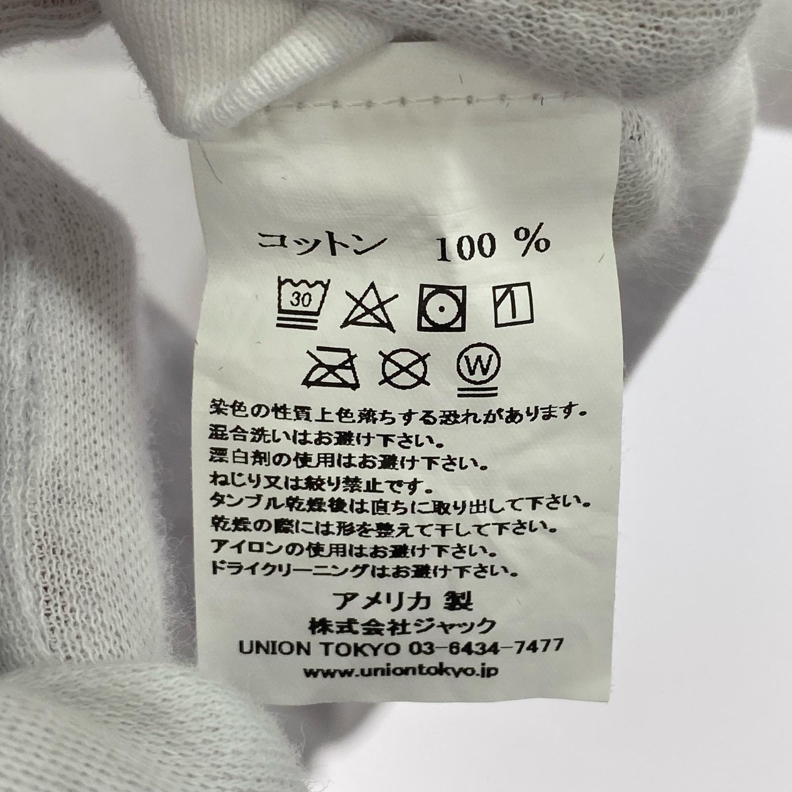 半袖Tシャツ UNION S/S TEE WHITE 3 3 ホワイト