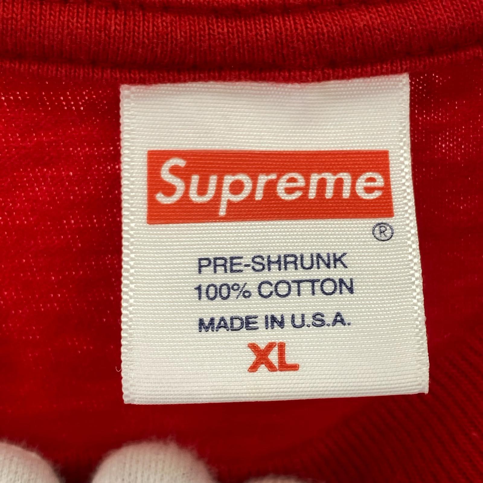 半袖Tシャツ TONAL BOX LOGO S/S TEE XL RED レッド